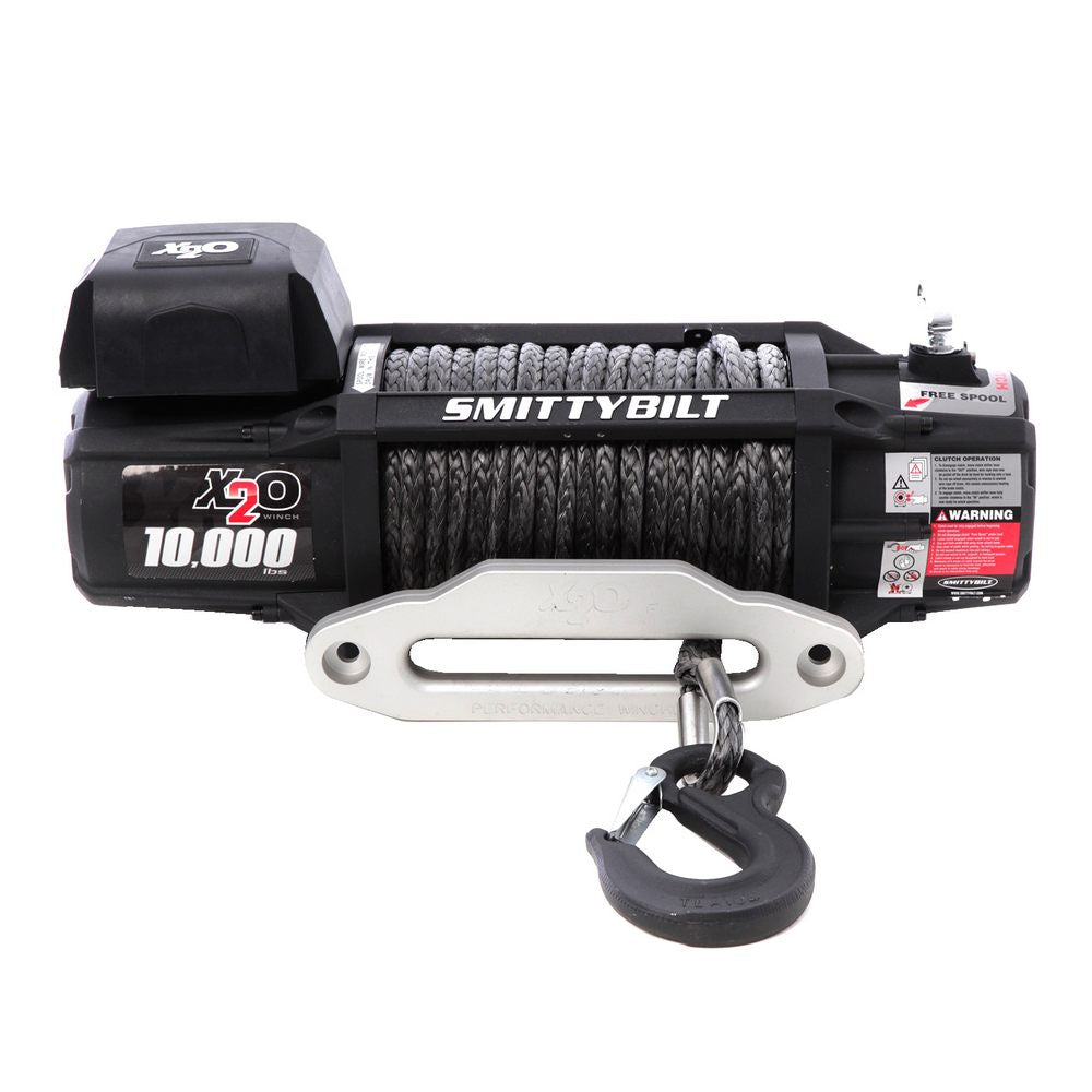 X2O-10K Waterproof Syn Rope Winch Gen2 & Fairlead