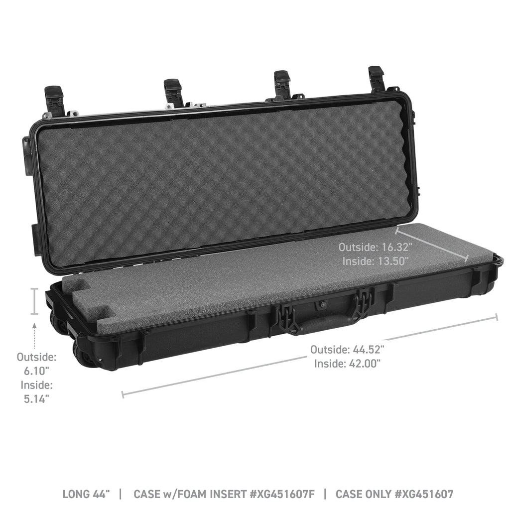 Xventure Gear Hard Case With Foam - Long Box 45"